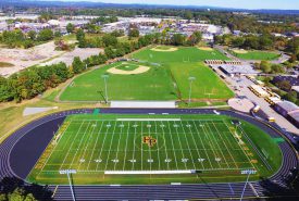 Hanover Park athletic field aerial view