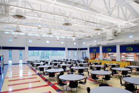 Liberty Middle School cafeteria