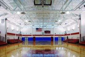 Liberty Middle School basketball court