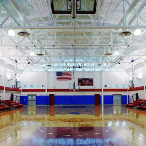 Liberty Middle School basketball court