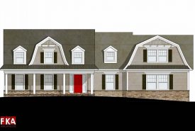 Bergen County residential architectural plan