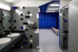 Boverini Stadium Locker Room Lavatory
